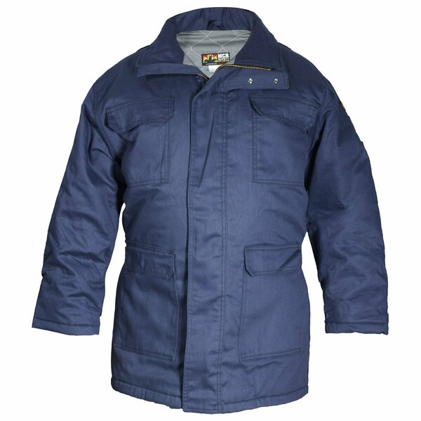 Mcr Safety FR, FR Insulated Moderate Parka Navy XLT PK3NXLT